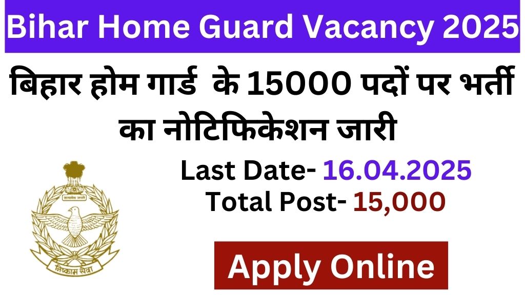 Bihar Home Guard Recruitment 2025