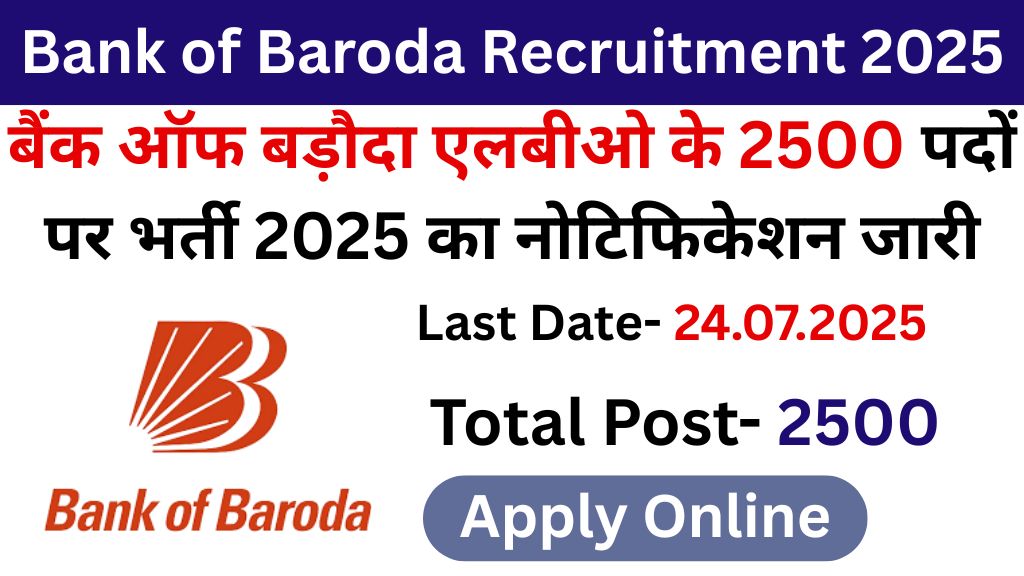 Bank of Baroda LBO Recruitment 2025