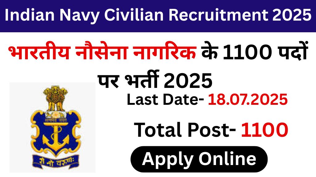 Indian Navy Civilian Recruitment 2025