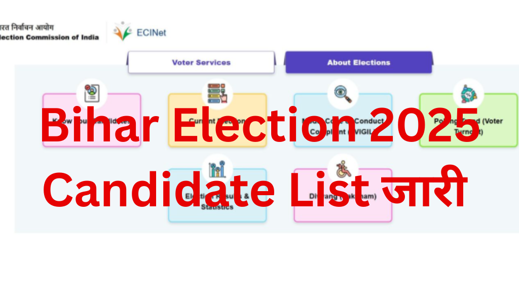Bihar Election 2025 Candidate List
