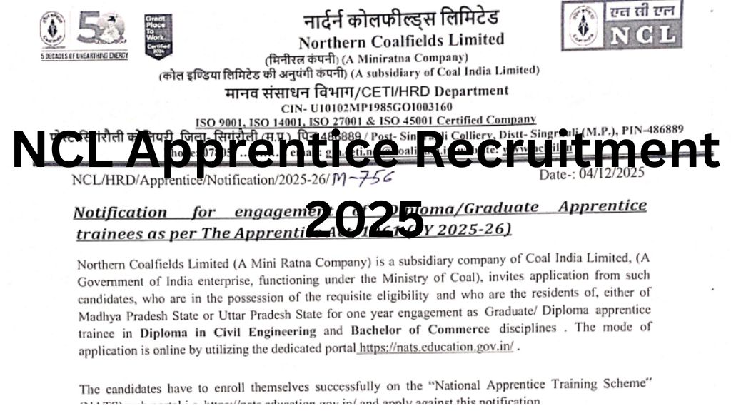 NCL Apprentice Recruitment 2025